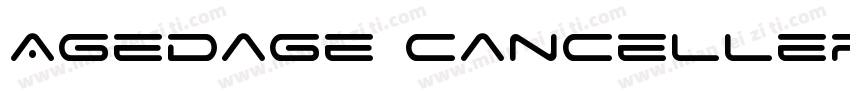 Agedage Cancelleresca字体转换